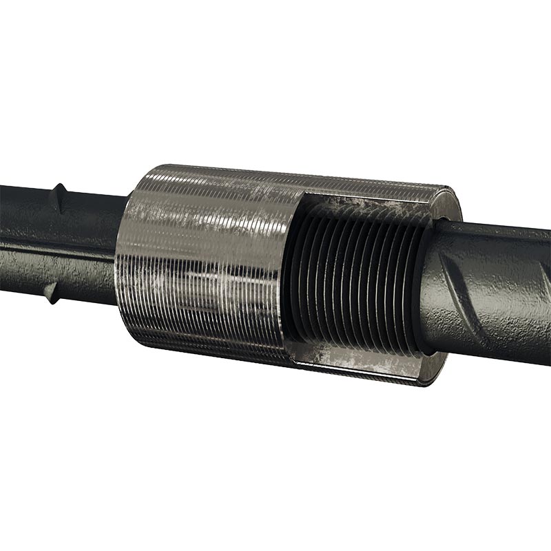 Threaded Reinforcing Bar Socket For Sludge Dehydration Equipment Mechanical Fittings